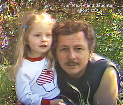 Jim Maxey and his daughter Mariah in Copperas Cove, Texas. 